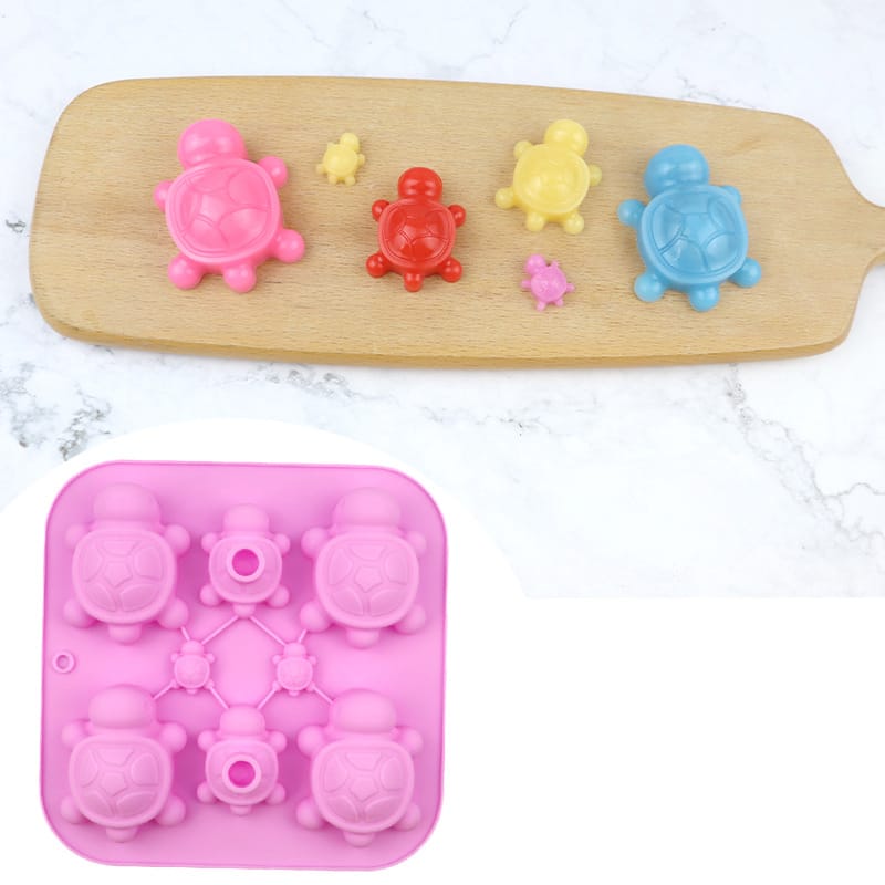7 cavity turtle mould