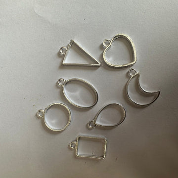 Mini bezel set silver