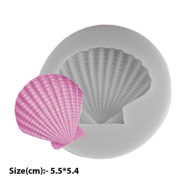 3d seashell candle mould