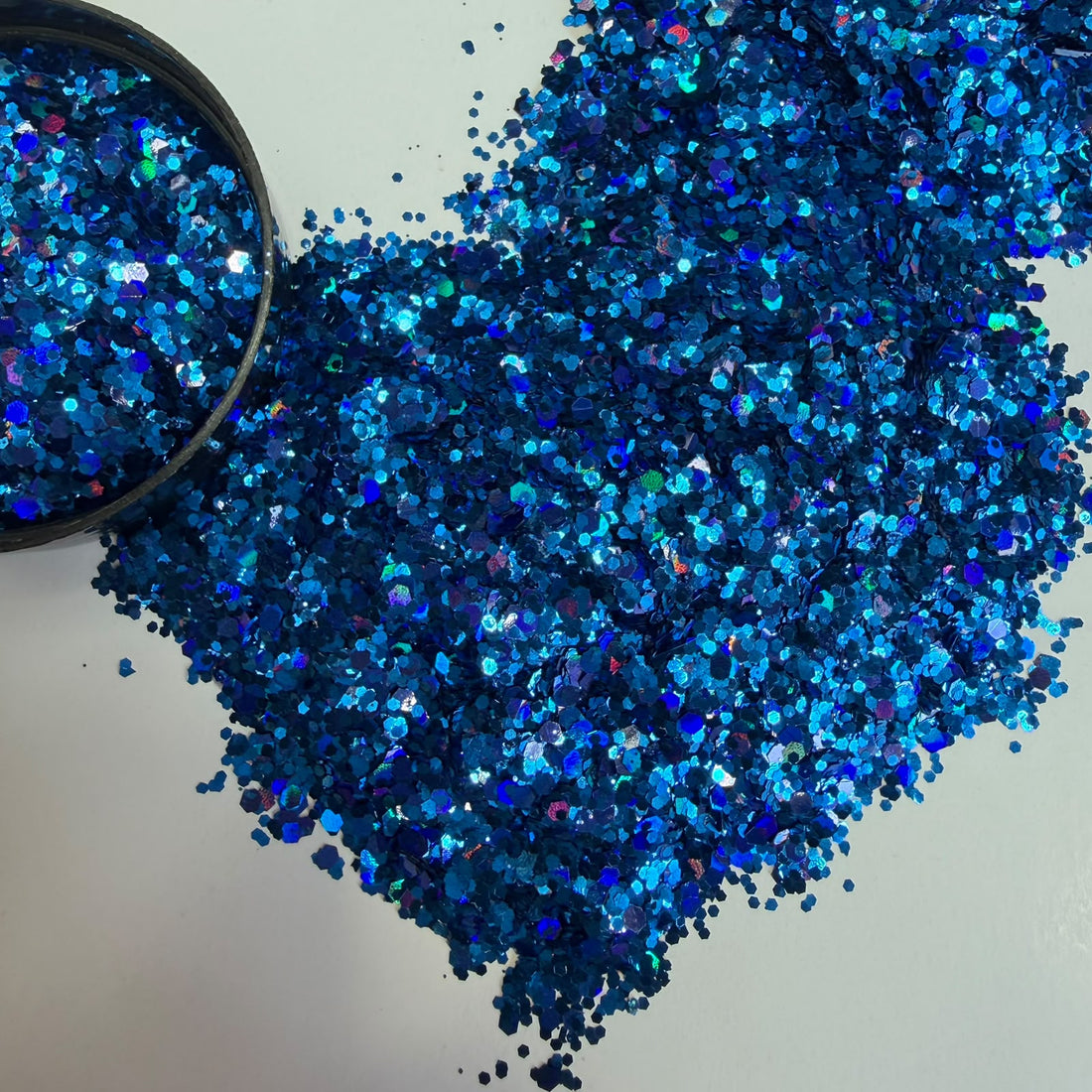 Dark blue Dusty chunks glitters