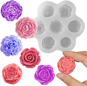 7 cavity flower mould