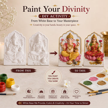 Diy Ganeshji Laxmiji frame