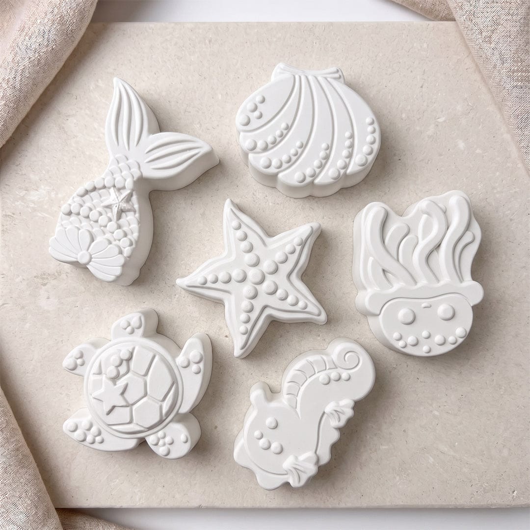 Ocean Animal ( Turtle, Sea Horse, Octopus, Shell, Mermaid) Mould