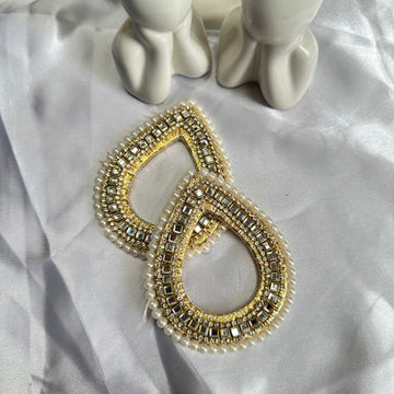 Drop Designer pearl ring F