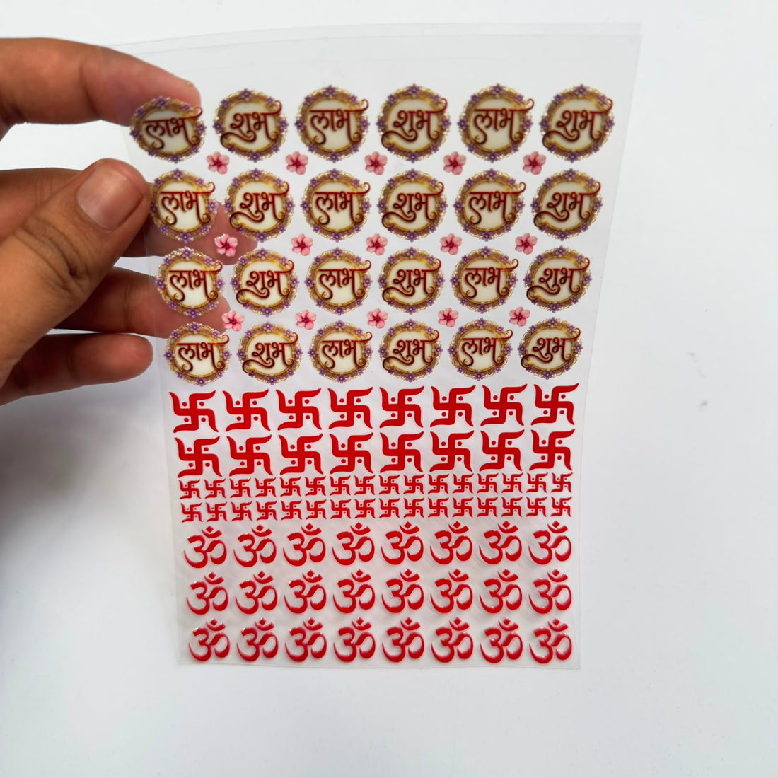 Mix diwali peel off sticker sheet A6