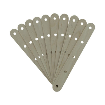 Big wooden 5 hole wick holder