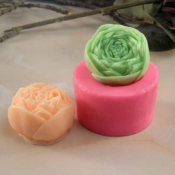 Medium peony bud candle mould