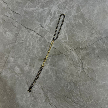 Mangalsutra bracelet double chain