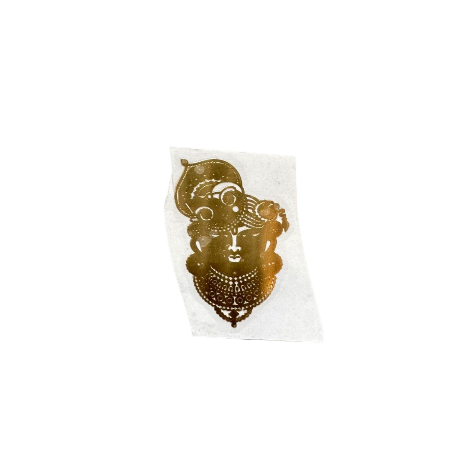 Sreenathji metal sticker