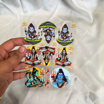 Shivji peel off sticker sheet A6