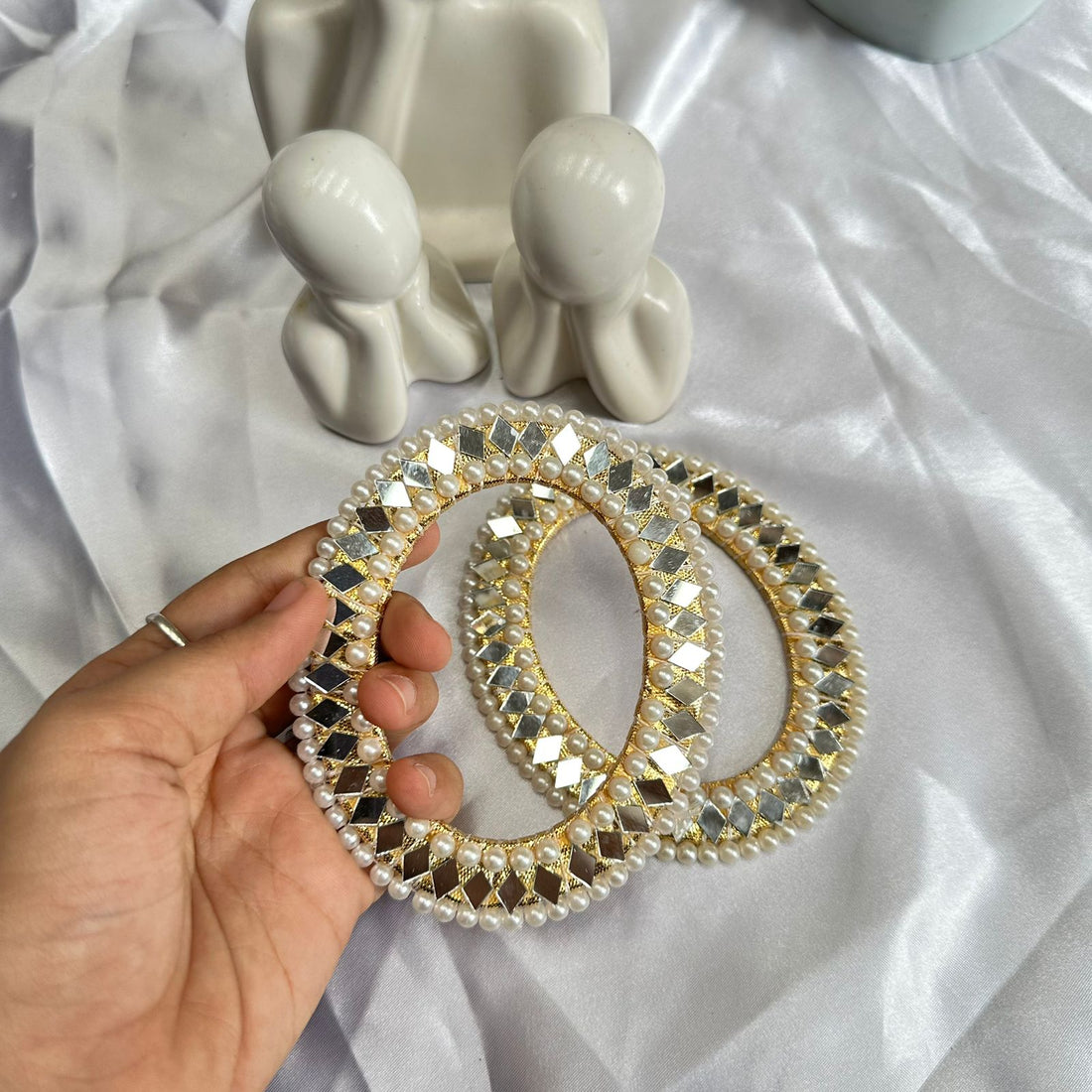 Oval Designer pearl ring B