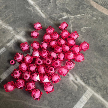 Square beads pink