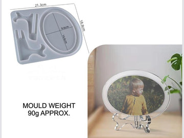 Rectangle oval frame with stand mould