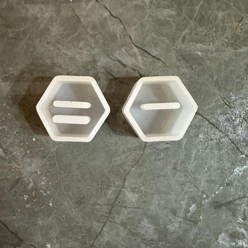 Ring holder mould hexagon set of 2