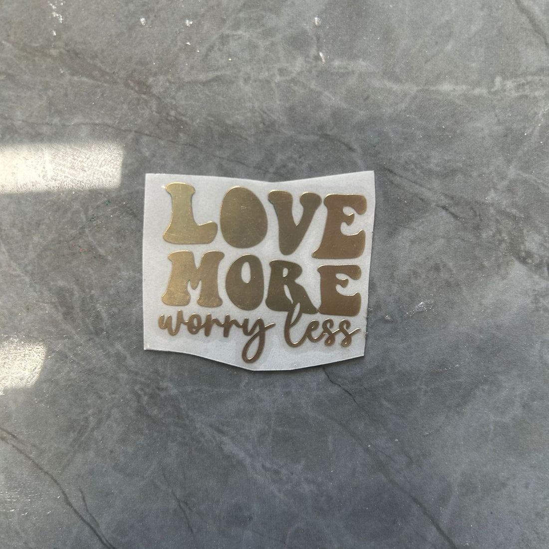 Love Quote metal sticker