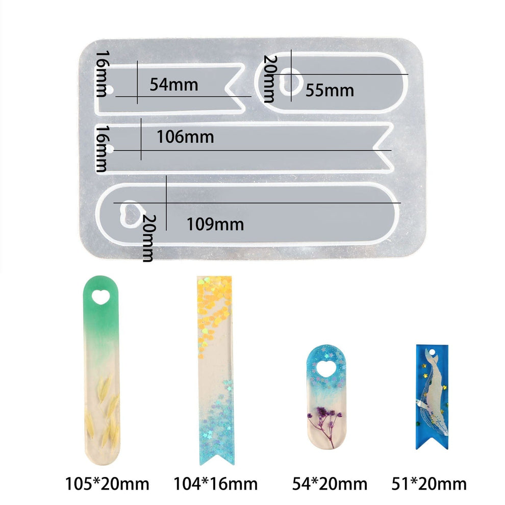 Multi shape bookmark mould 002