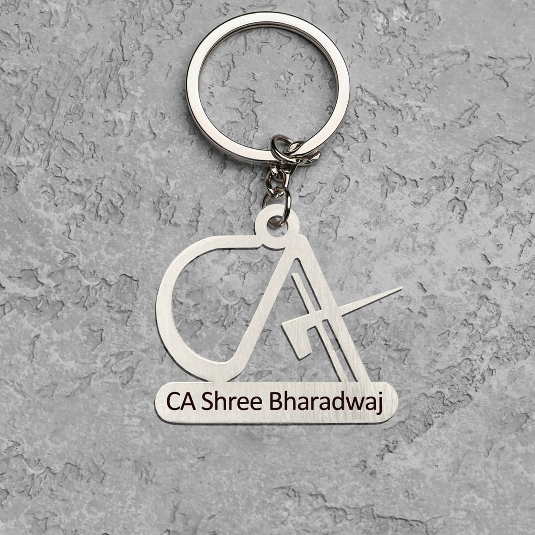 Metal Keychain with name