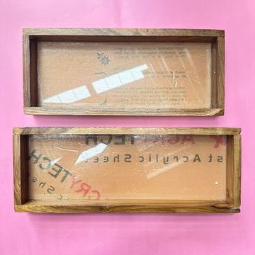 Teakwood frame rectangle