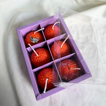 6 cavity ladoo candle packing box