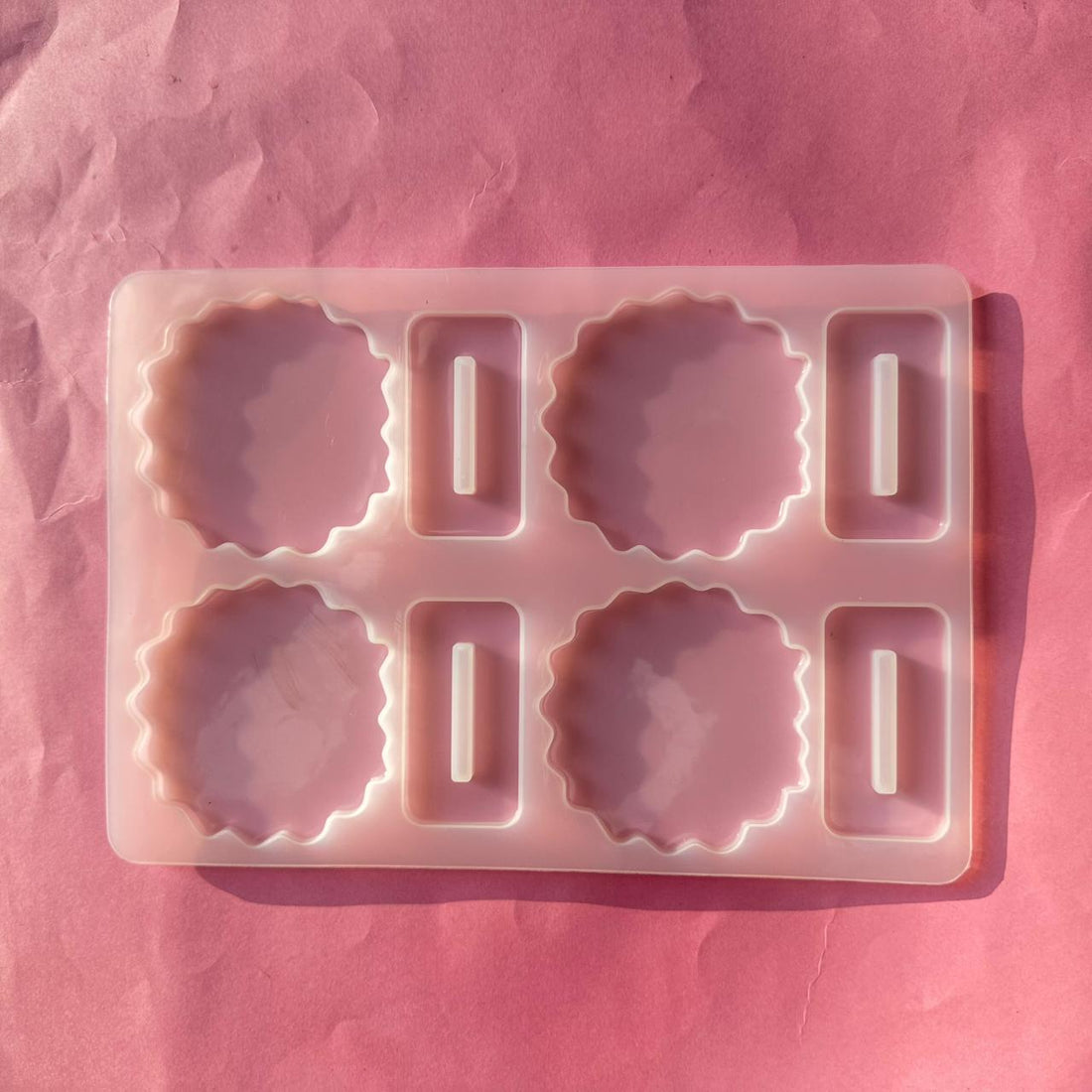 4 cavity big dashboard agate mould