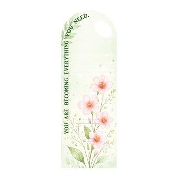 Pink Blossom Floral Bouquet Flower Card