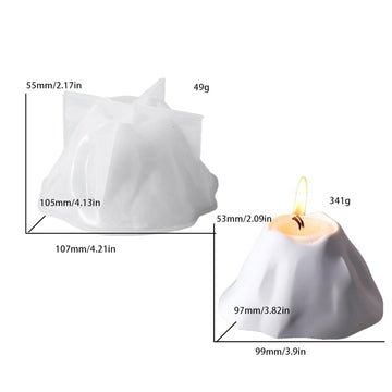 Mountain candle holder mould