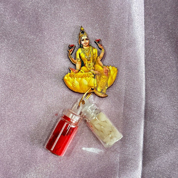Kumkum chawal bottle set lakshmiji 001