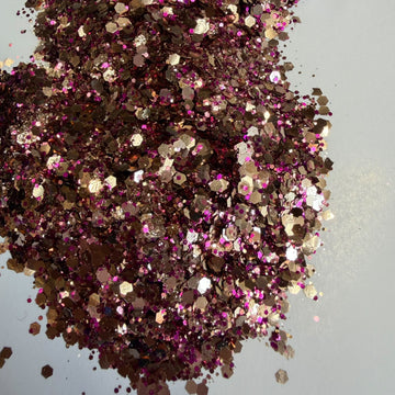 Angel pink Dusty chunks glitters