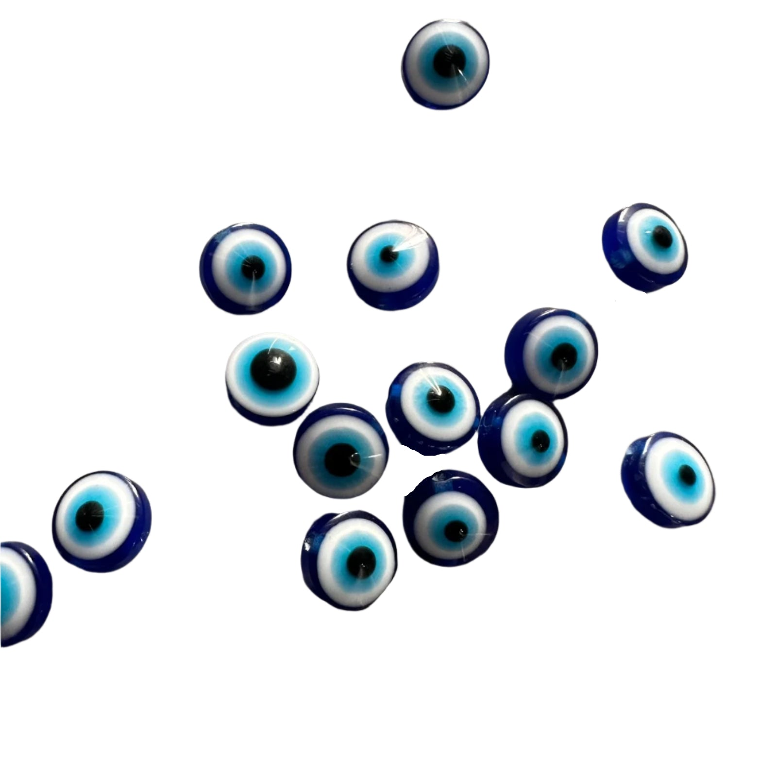 Evil eye beads 10 pc