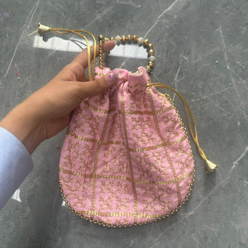 Light pink Potli bag