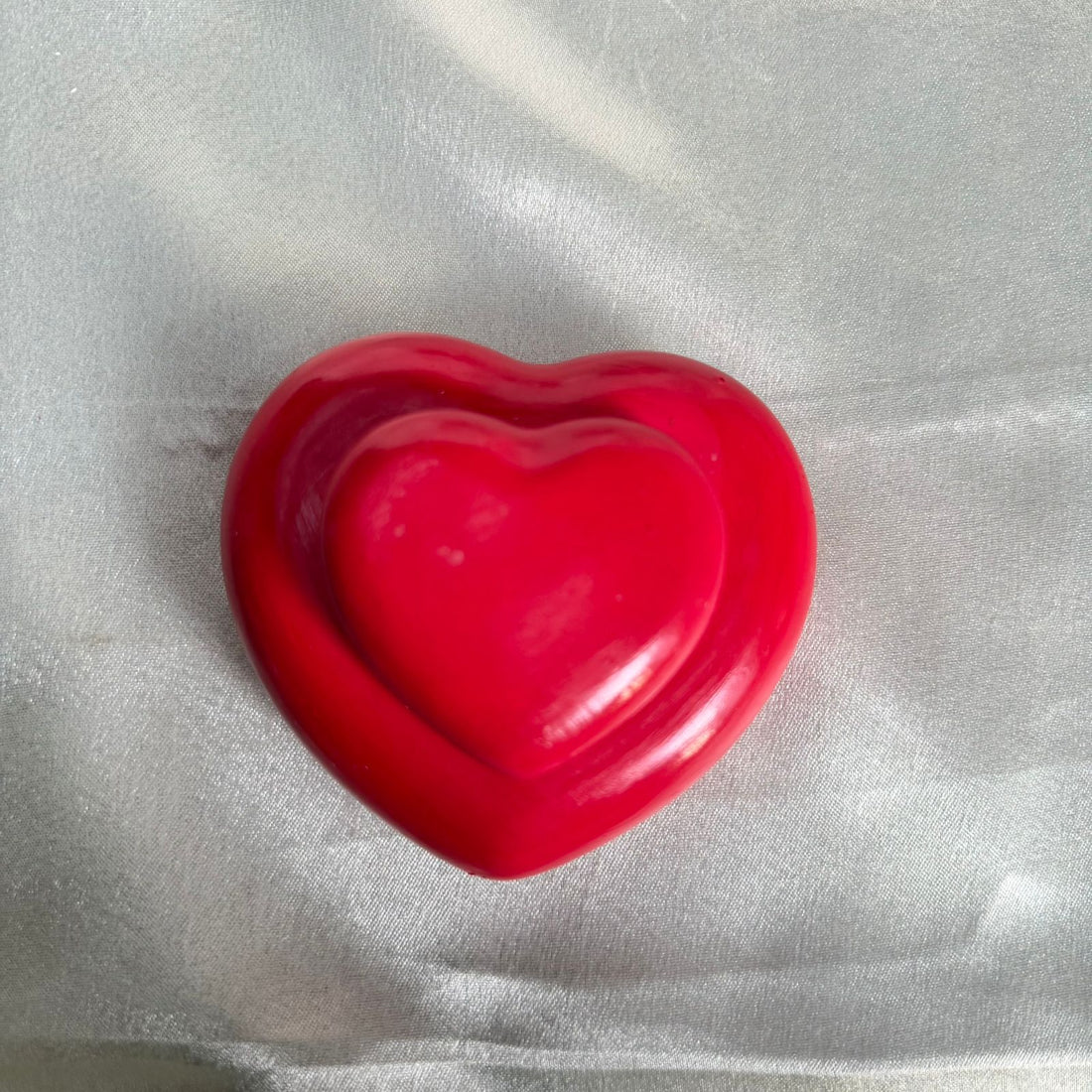 Heart storage candle jar