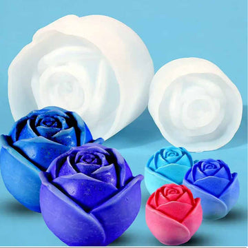 Rose candle mould