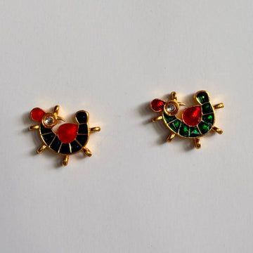 Kundan rakhi charm birds 002