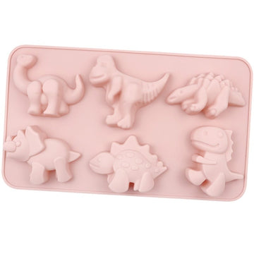 6 Cavity Dinosaur Silicone Mould