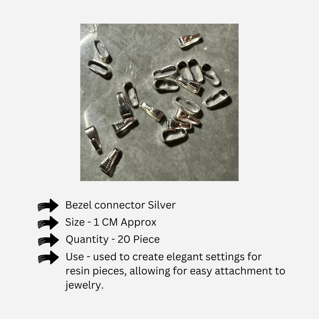 Bezel connector silver