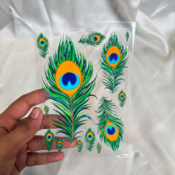 Morpankh & evil eye  peel off sticker sheet 002 A6
