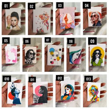 Jewellery packing card