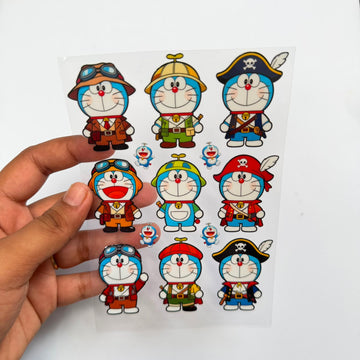 Doremon peel off sticker sheet A6