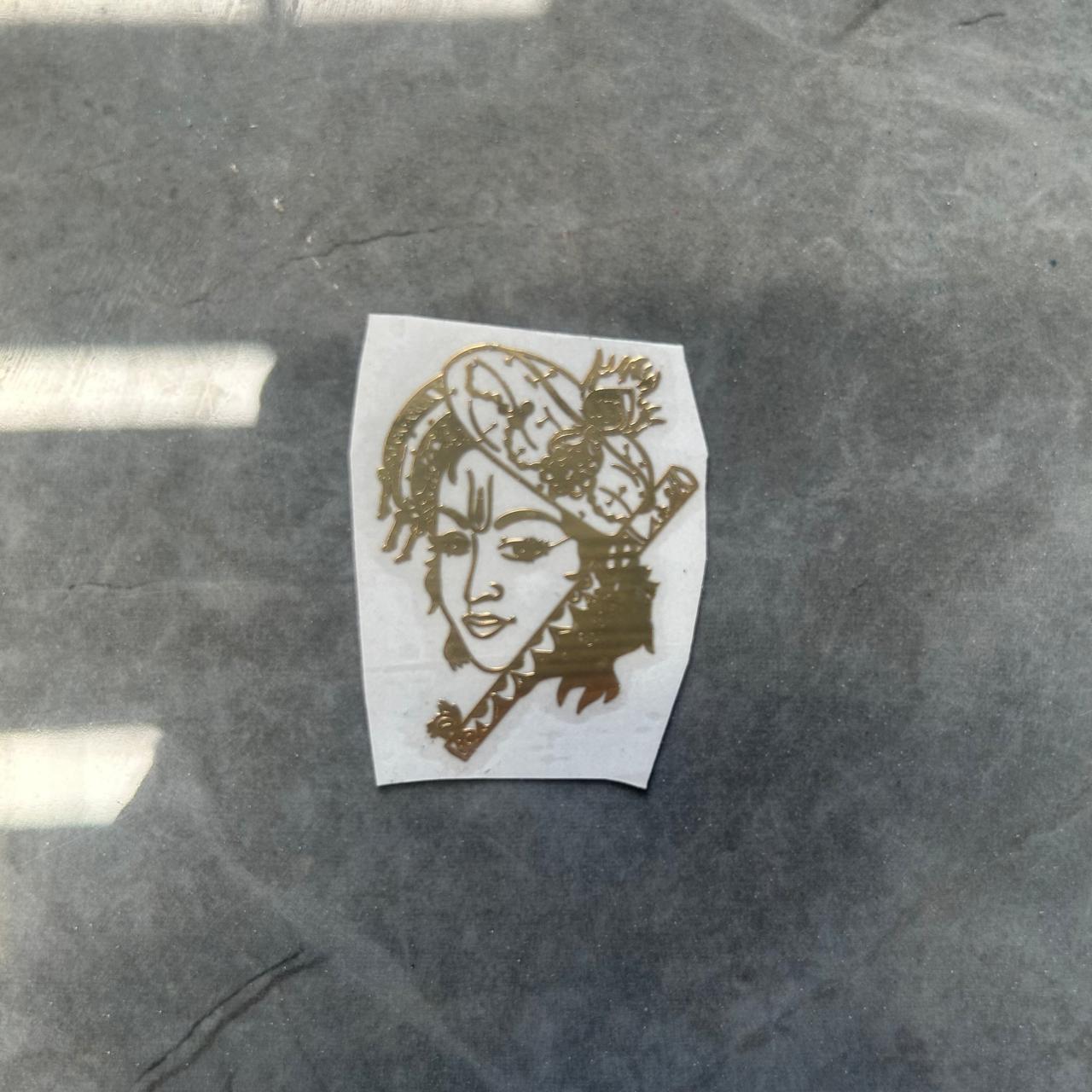 Big Krishnaji metal sticker