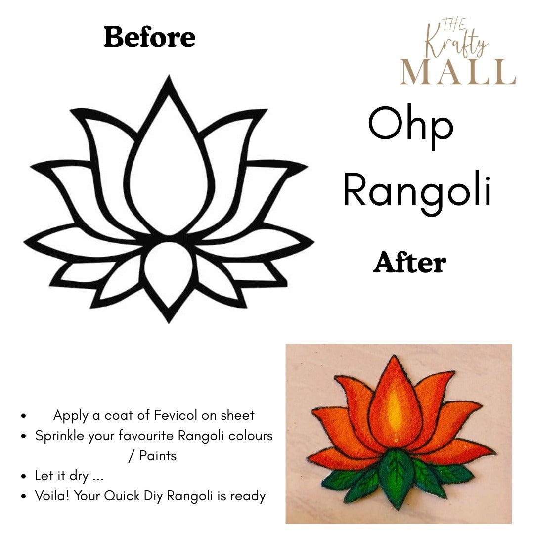 Diy insert sheet rangoli B