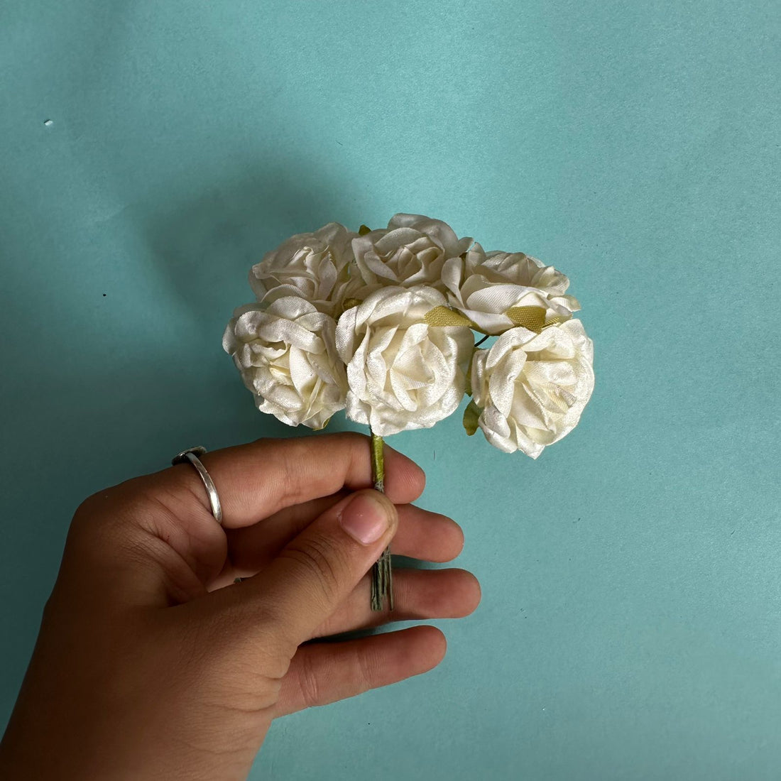 Artificial flower white