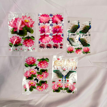 Lotus peel off sheet combo