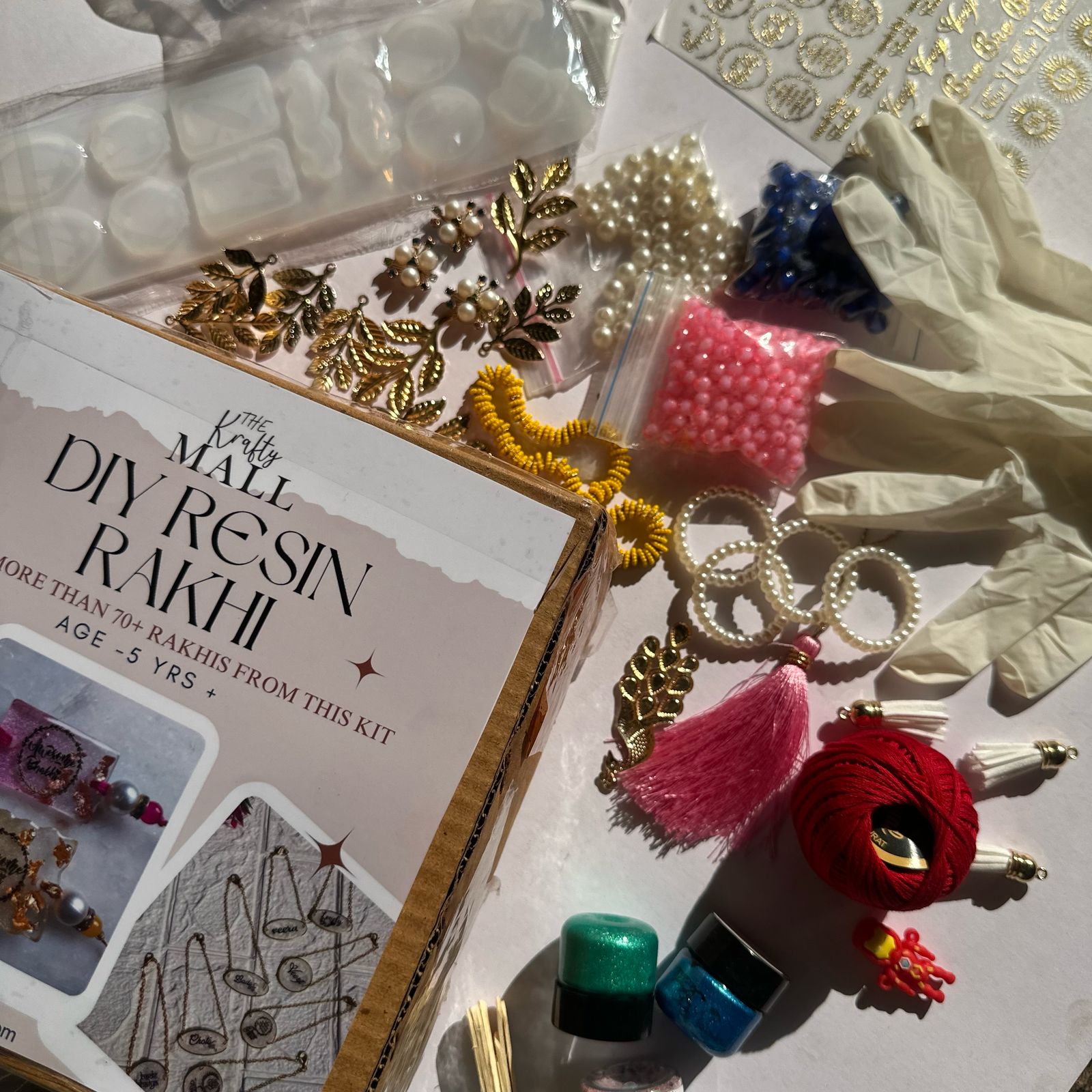 Diy Resin rakhi kit