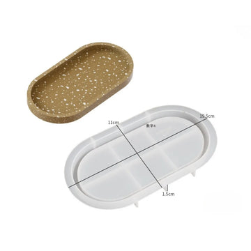 Oval tray mould 7.7"