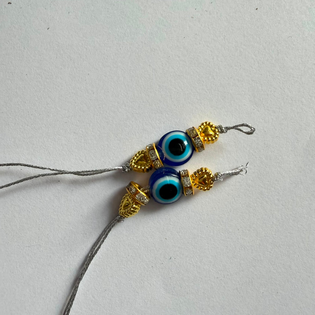 Ready Rakhi thread silver 006