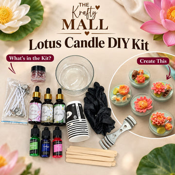 Lotus candle diy kit