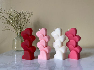 Heart candle mould