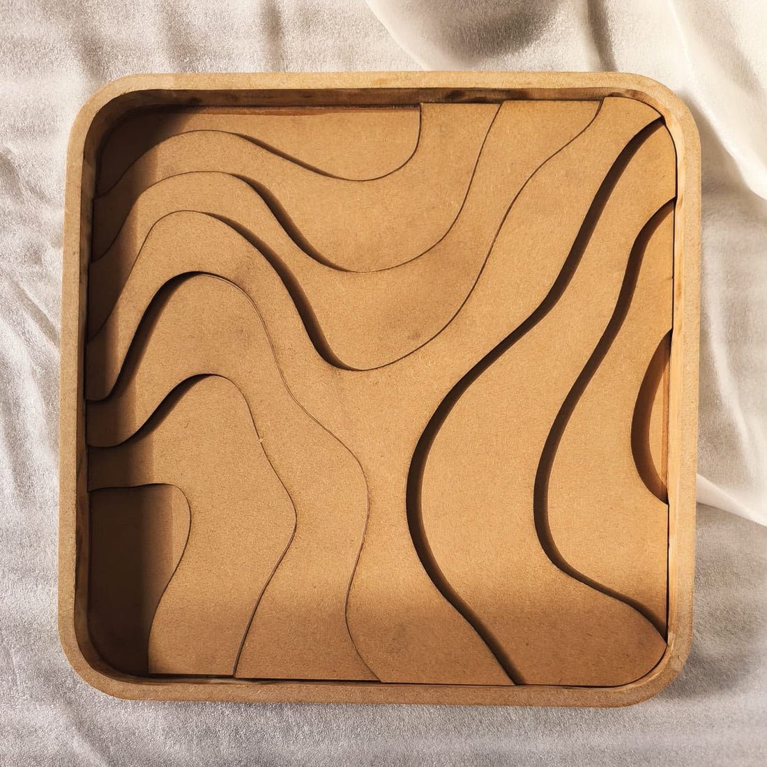 Multilayer geode mdf square