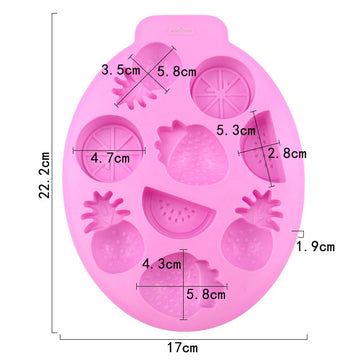 8 cavity mix fruit mould