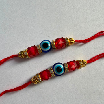 Ready Rakhi thread evil eye red